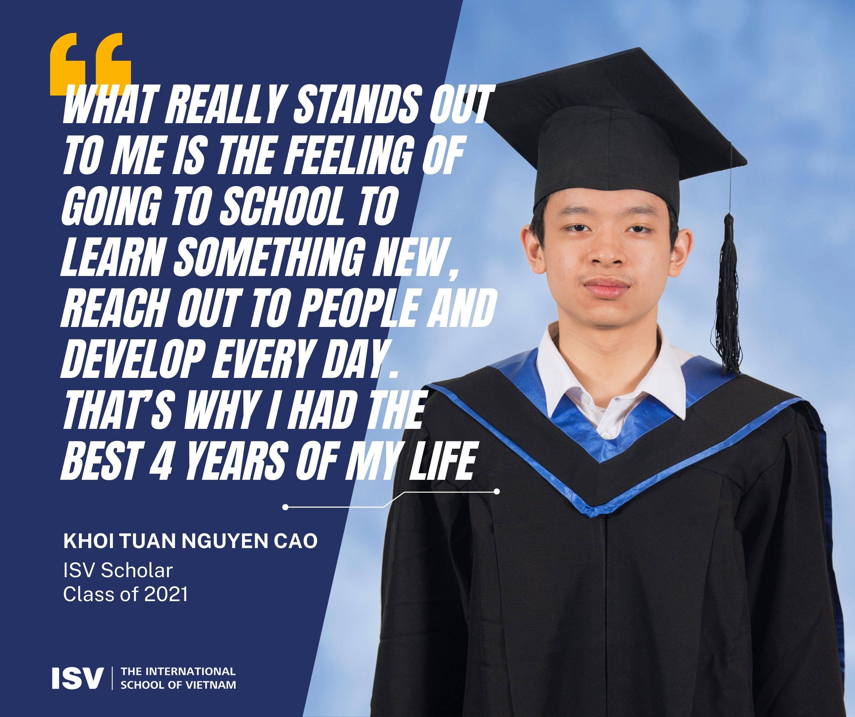 Khoi Tuan Cao NGUYEN, “IB years and journey to improve oneself”
