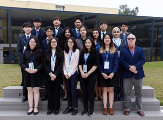 ISV delegation at another MUN conference